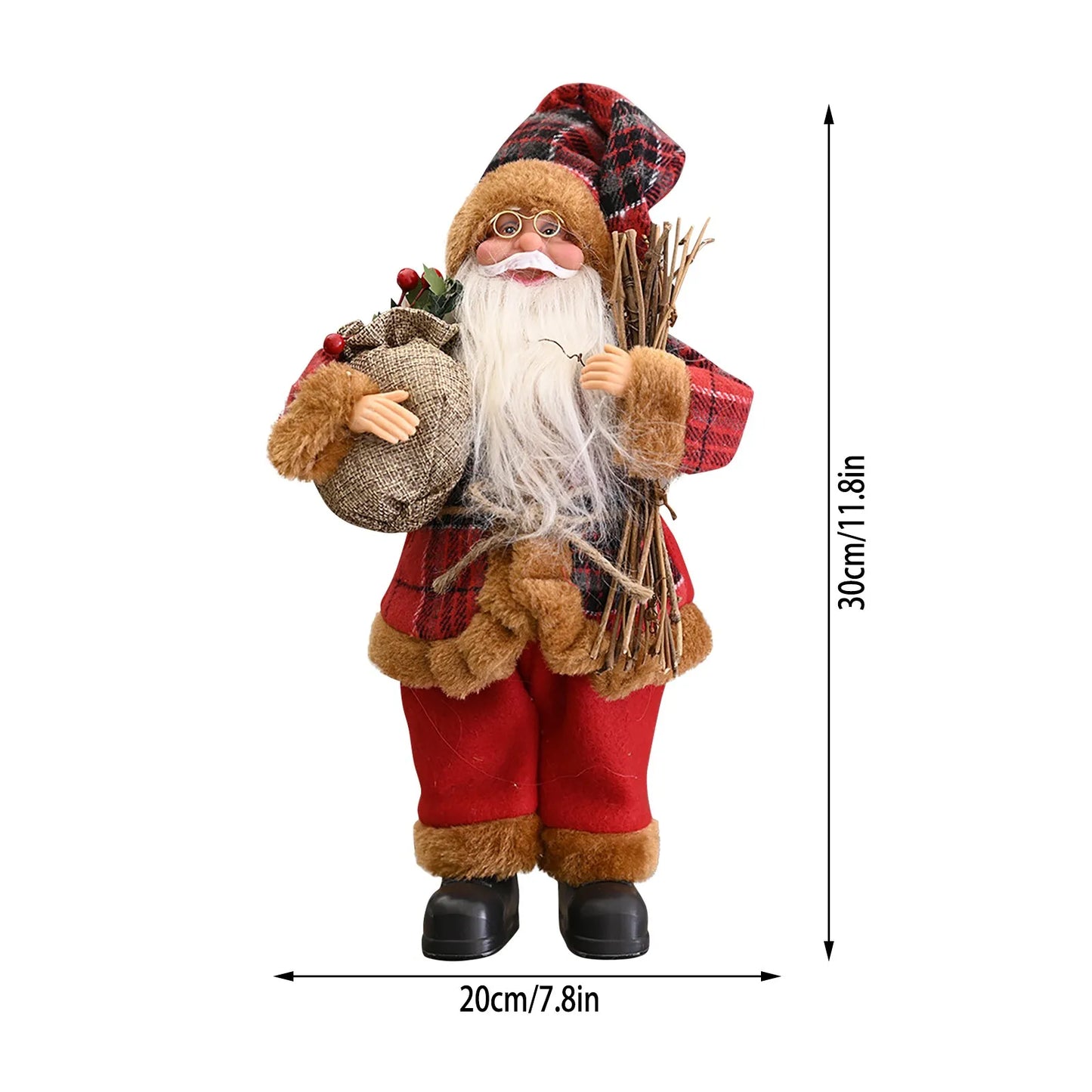 Christmas Creative Cloth Santa Claus Doll Mini Doll Toy Decoration New