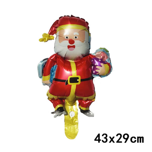 Merry Christmas Foil Balloon Navidad 2023 Home Decoration Santa Claus