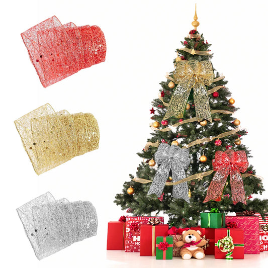 2M Cloth Ribbon Chrismas Wedding Decoration Gift Wrap Box Package