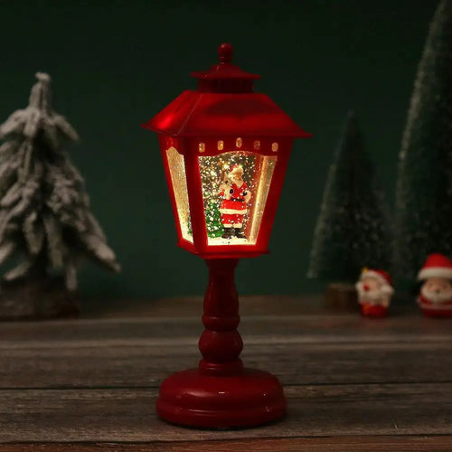 Christmas Decorations Wind Lamps Music Illuminated Night Light Santa