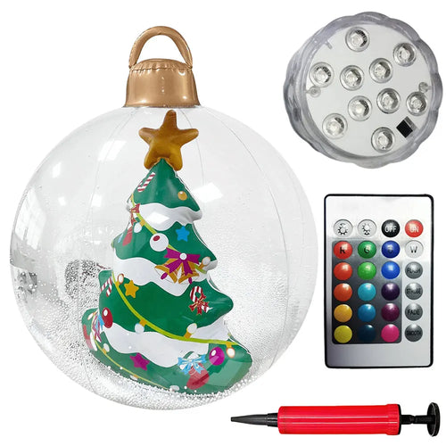 24 Inch Giant Inflatable Christmas Balls PVC Giant Inflatable