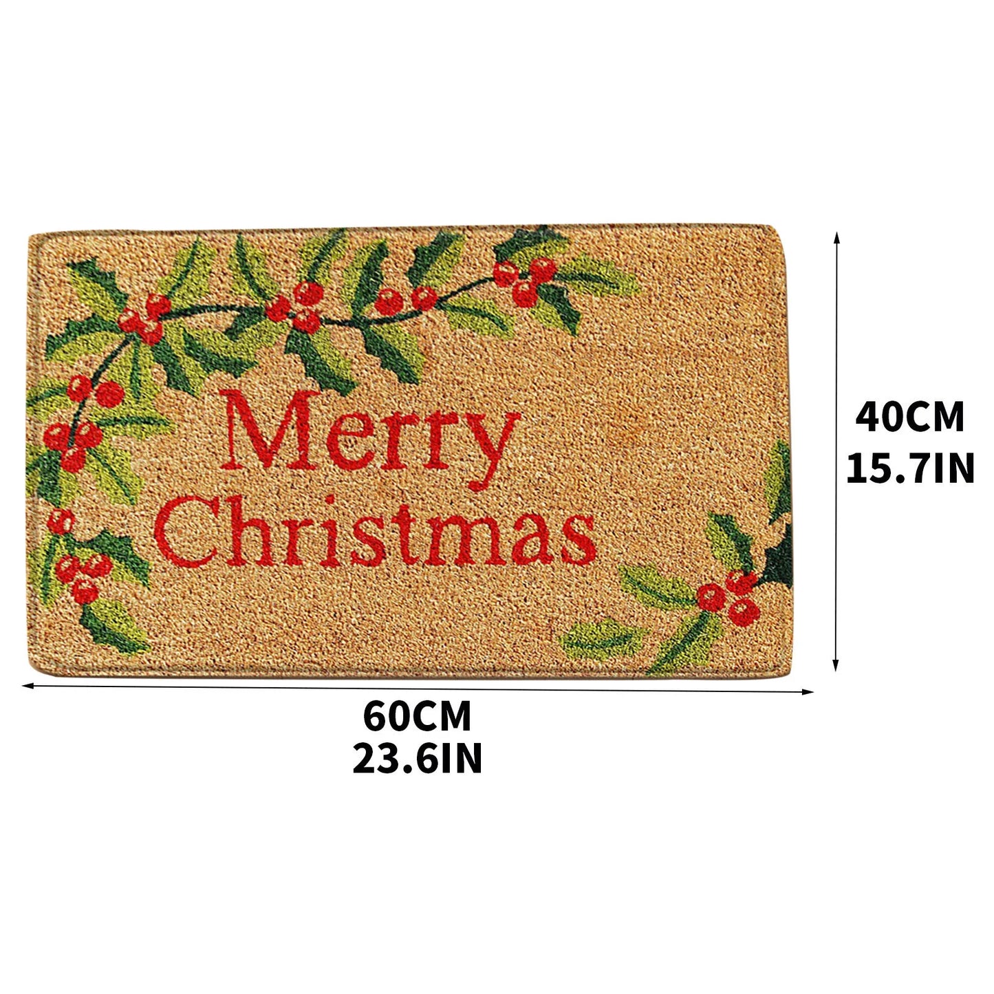 Christmas Festival Decoration Front Door Carpet Indoor Outdoor