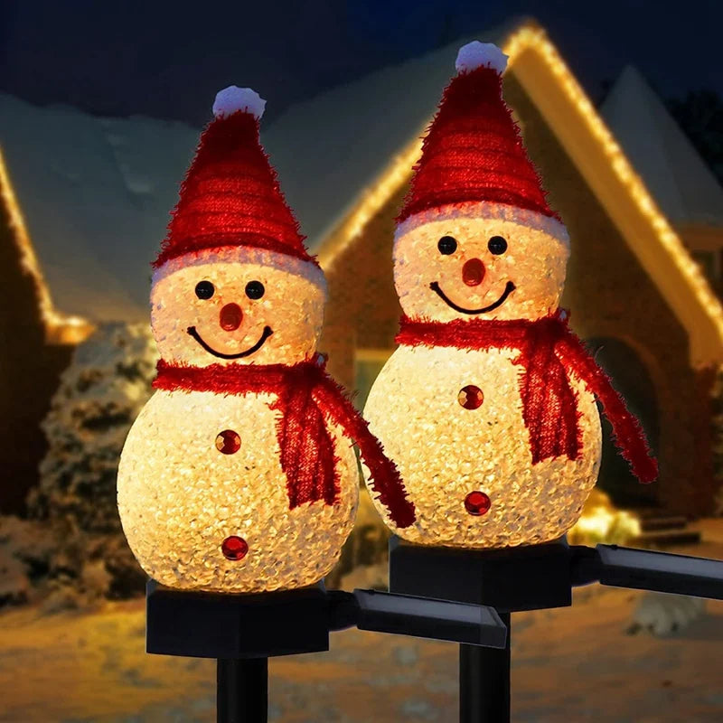 Christmas Decorations Light Solar Light Snowman Christmas Outdoor