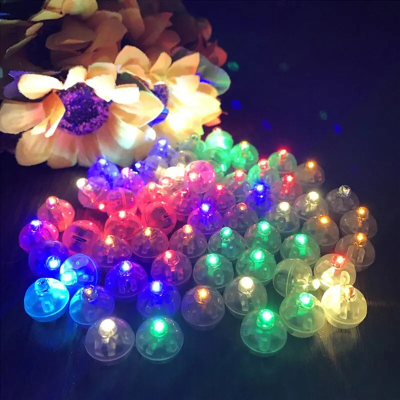 30Pcs LED Balloon Light,Tiny Mini Round Ball Lamp For ,Bar Lantern