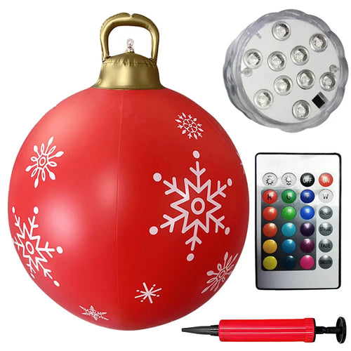 24 Inch Giant Inflatable Christmas Balls PVC Giant Inflatable