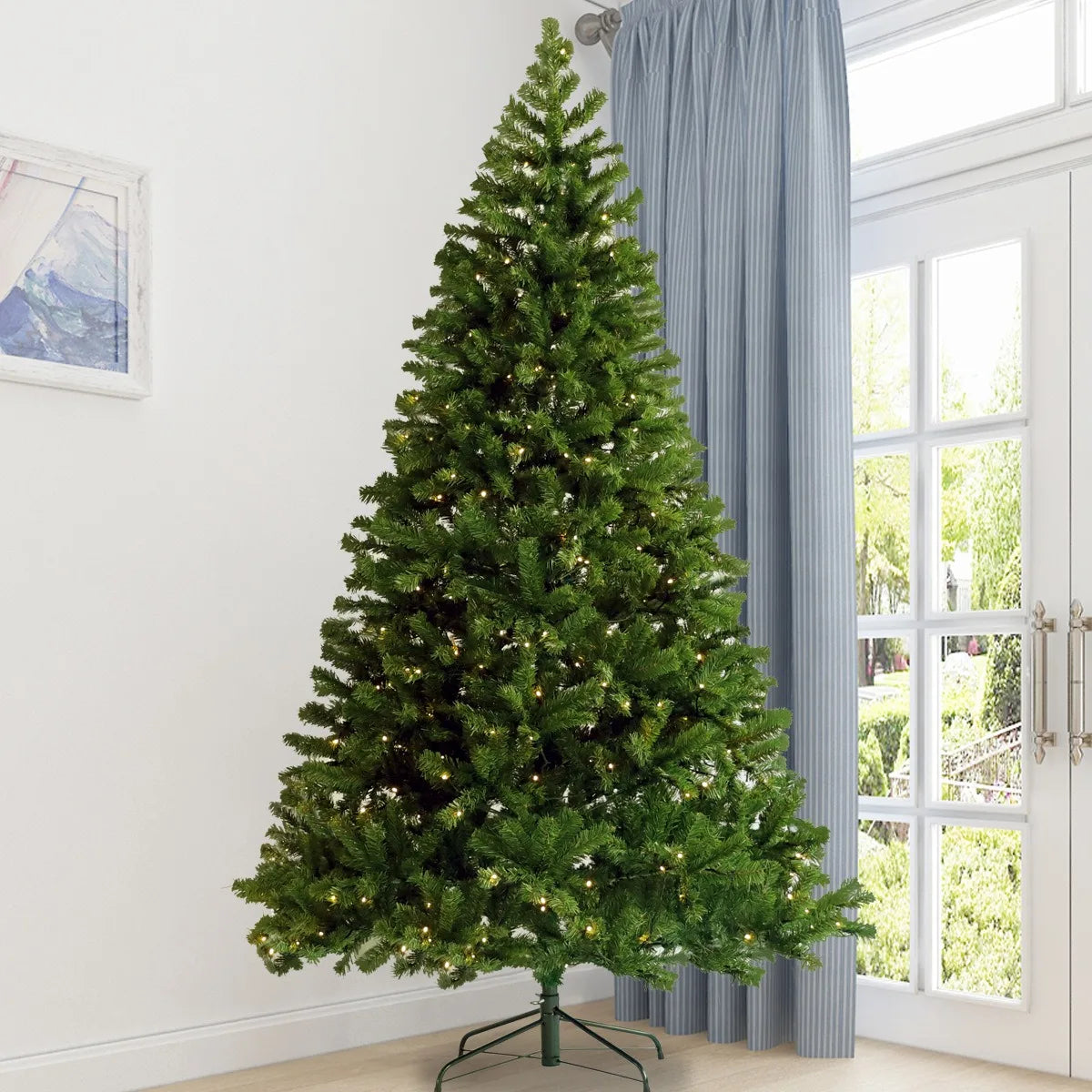 Artificial PVC Encrypted Christmas Tree with LED Lights 1.2m-3m