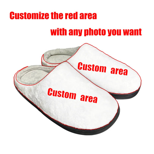 New Merry Chrismas Snowflake Christmas House Home Cotton Slippers Mens