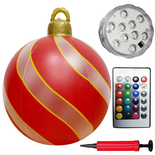 24 Inch Giant Inflatable Christmas Balls PVC Giant Inflatable