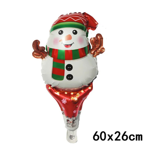 Merry Christmas Foil Balloon Navidad 2023 Home Decoration Santa Claus