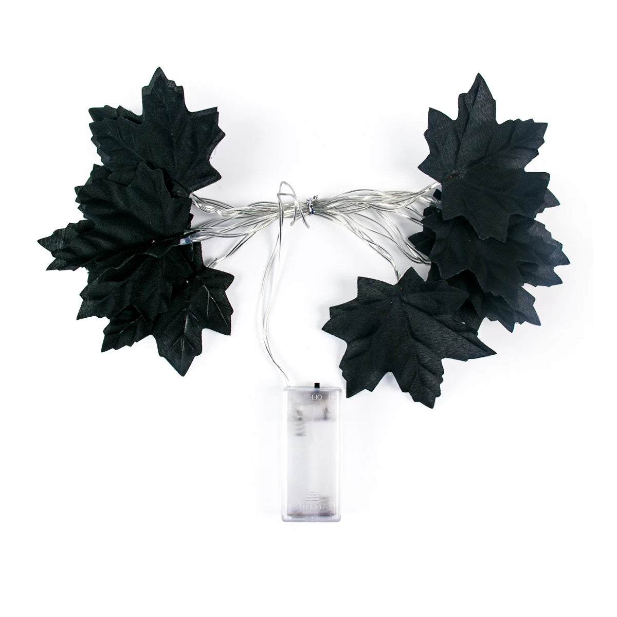 Artificial Autumn Maple Leaves Pumpkin Garland LED Fairy String Light