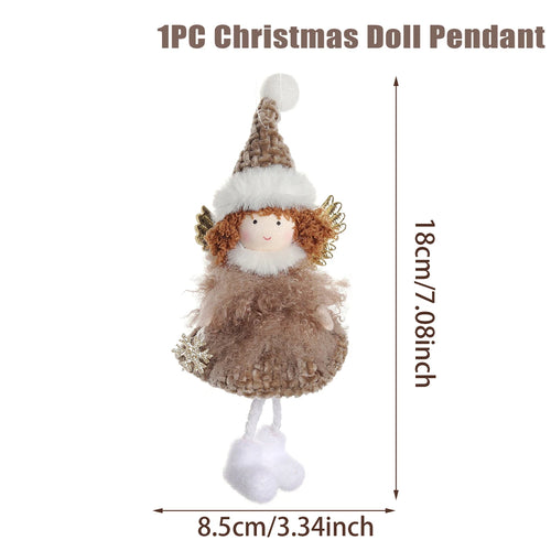 Christmas Angel Doll Pendants Xmas Tree Decor Merry Christmas