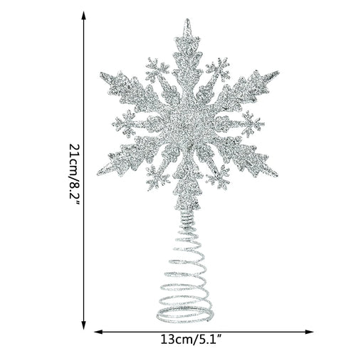 Christmas Tree Top Star Hollowed-Out Xmas Tree Top Sparkle Star