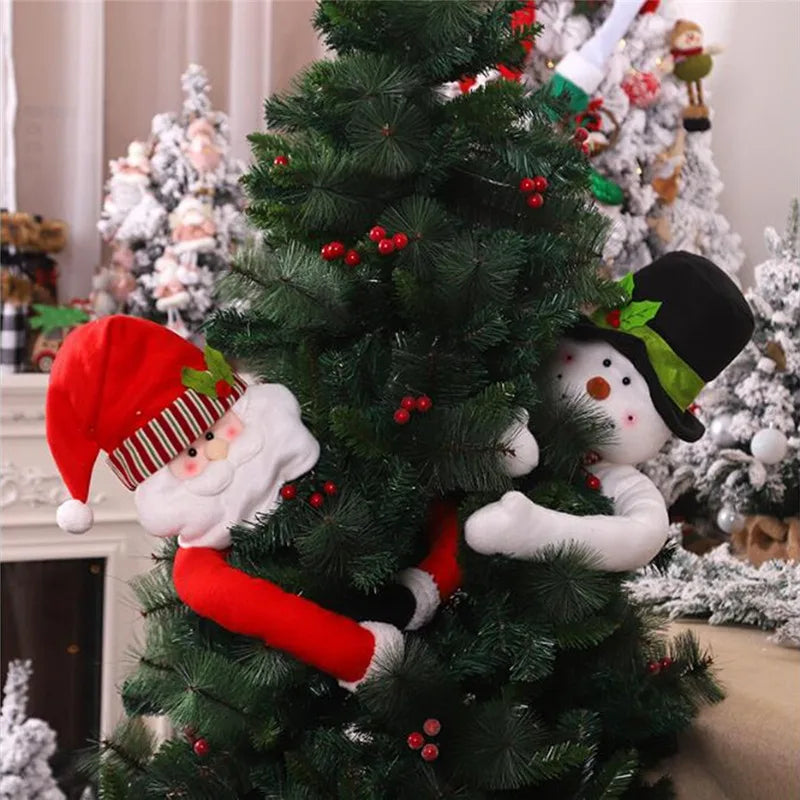 105cm Cute Hugs The Tree Doll Santa Claus Snowman Christmas Tree