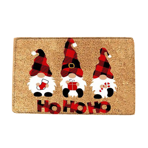 Christmas Festival Decoration Front Door Carpet Indoor Outdoor