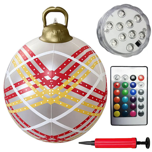 24 Inch Giant Inflatable Christmas Balls PVC Giant Inflatable