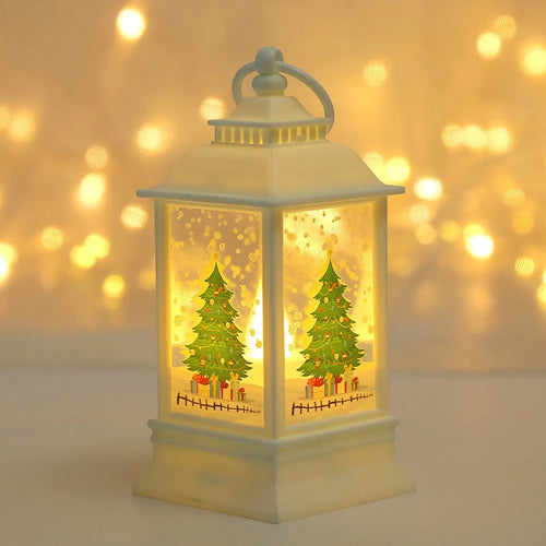 New Christmas Wind Lamp Candle Table Lamp Small Night Lamp Elderly