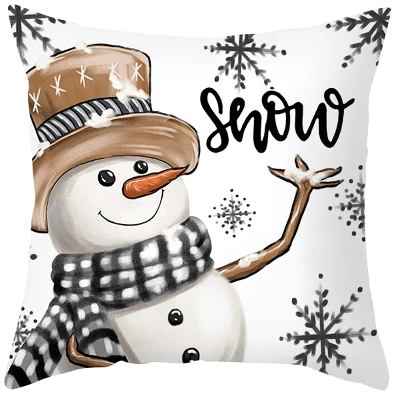 2025 Christmas 45cm Cushion Cover Pillowcase Merry Christmas