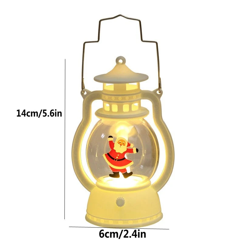 New Christmas Wind Lamp Candle Table Lamp Small Night Lamp Elderly