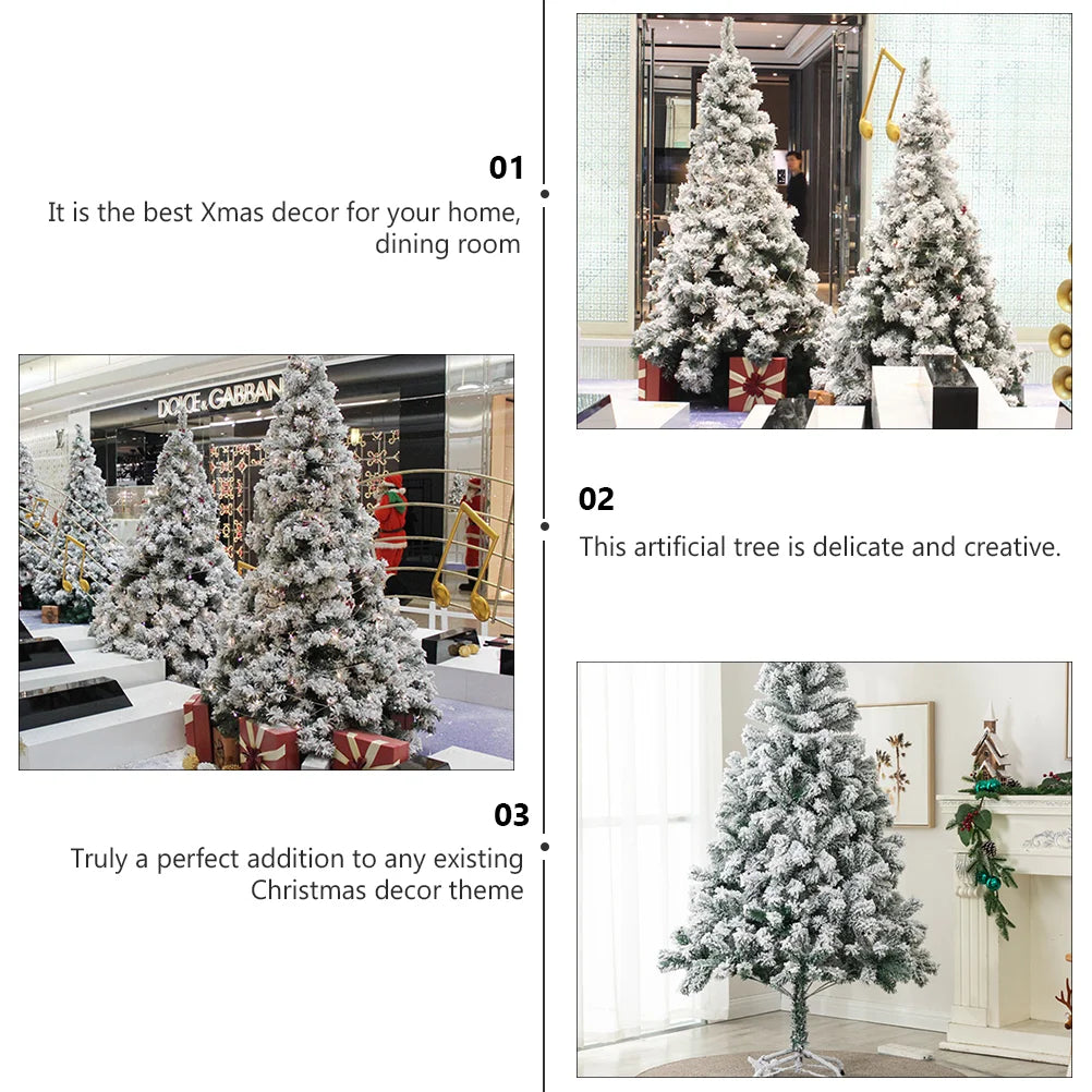 Fake Christmas Tree Slim Artificial Party Adorn Simulation Xmas