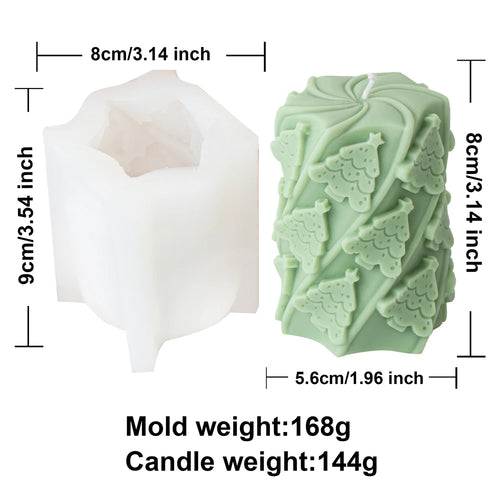 3D Christmas House Candle Silicone Mold DIY Creative Cabin Log Cabin