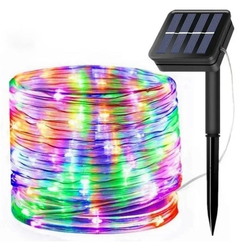 300LED Solar Rope Strip Light Outdoor Waterproof Fairy Light Strings