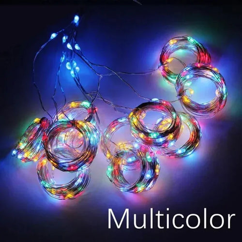 3M LED Curtain String Lights Fairy Decoration USB Holiday Garland Lamp