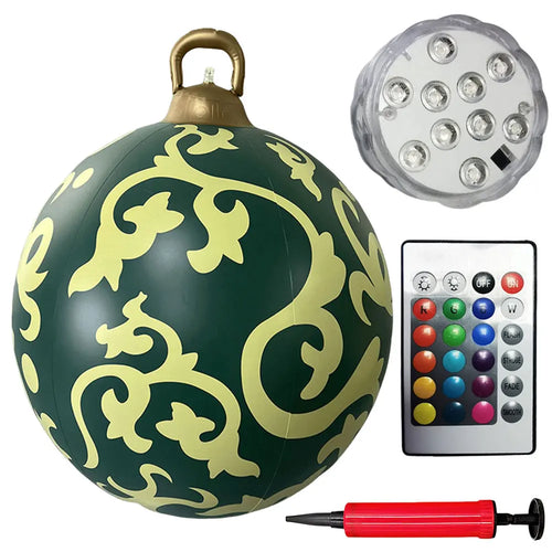 24 Inch Giant Inflatable Christmas Balls PVC Giant Inflatable