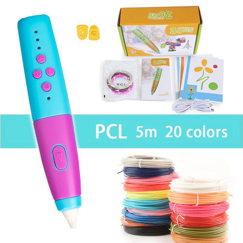 High-quality 3D Pen Set for Kids Boys Girls Birthday Chrismas Gift 3d