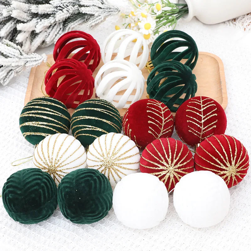 6pcs/box Christmas Balls Christmas Tree Hanging Ornaments High Quality