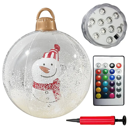 24 Inch Giant Inflatable Christmas Balls PVC Giant Inflatable