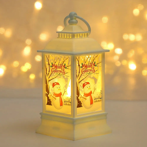 New Christmas Wind Lamp Candle Table Lamp Small Night Lamp Elderly