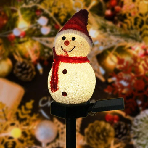 Christmas Decorations Light Solar Light Snowman Christmas Outdoor