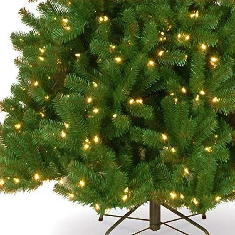 Artificial PVC Encrypted Christmas Tree with LED Lights and Foldable