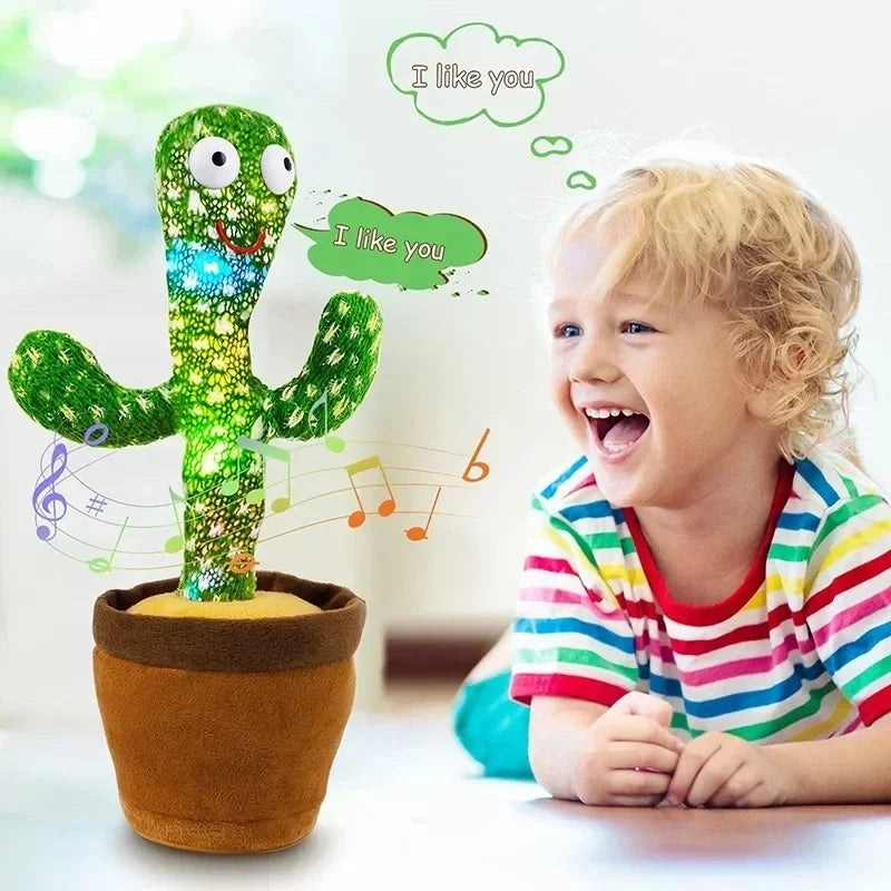 Kids Dancing Talking Cactus Toys Interactive Talking Sunny Cactus