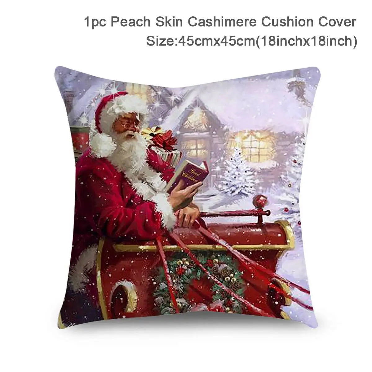 Christmas Cushion Cover Xmas Decorations For Home 2023 Merry Christmas