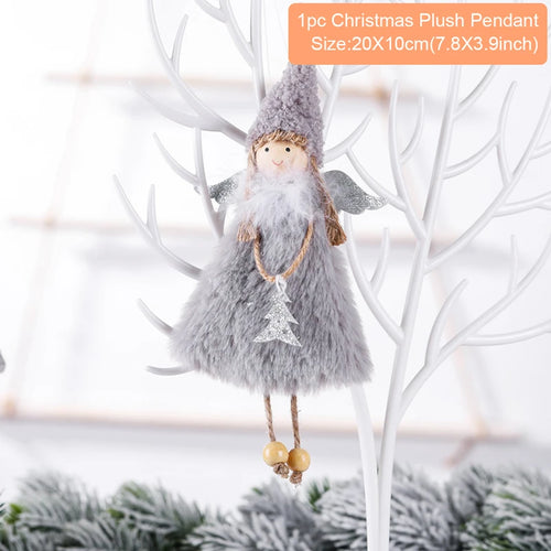 Christmas Angel Doll Pendants Xmas Tree Decor Merry Christmas