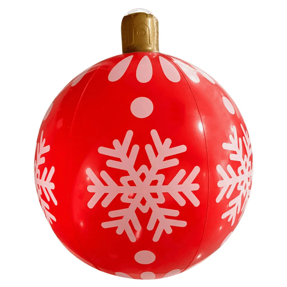 24 Inch PVC Inflatable Christmas Ball Outdoor Christmas Decorations