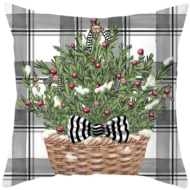 2025 Christmas 45cm Cushion Cover Pillowcase Merry Christmas