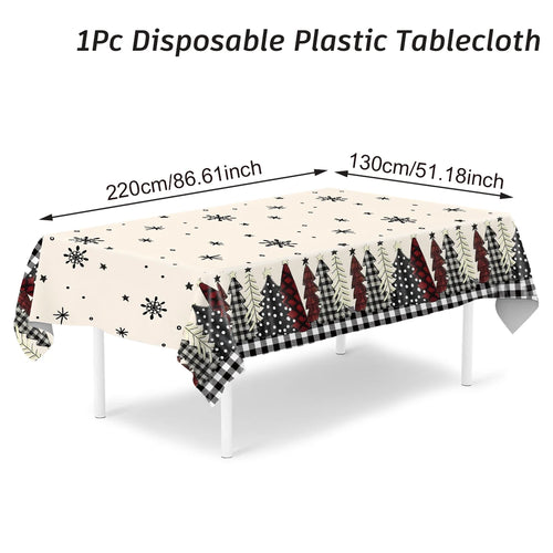 Christmas Tablecloth Merry Christmas Decorations For Home 2024 Navidad