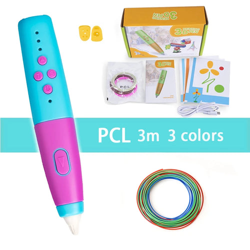 High-quality 3D Pen Set for Kids Boys Girls Birthday Chrismas Gift 3d