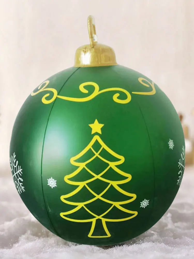 24 Inch Giant Inflatable Christmas Balls PVC Giant Inflatable