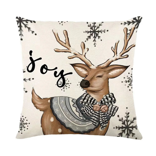 2025 Christmas 45cm Cushion Cover Pillowcase Merry Christmas