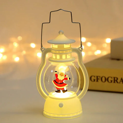 New Christmas Wind Lamp Candle Table Lamp Small Night Lamp Elderly