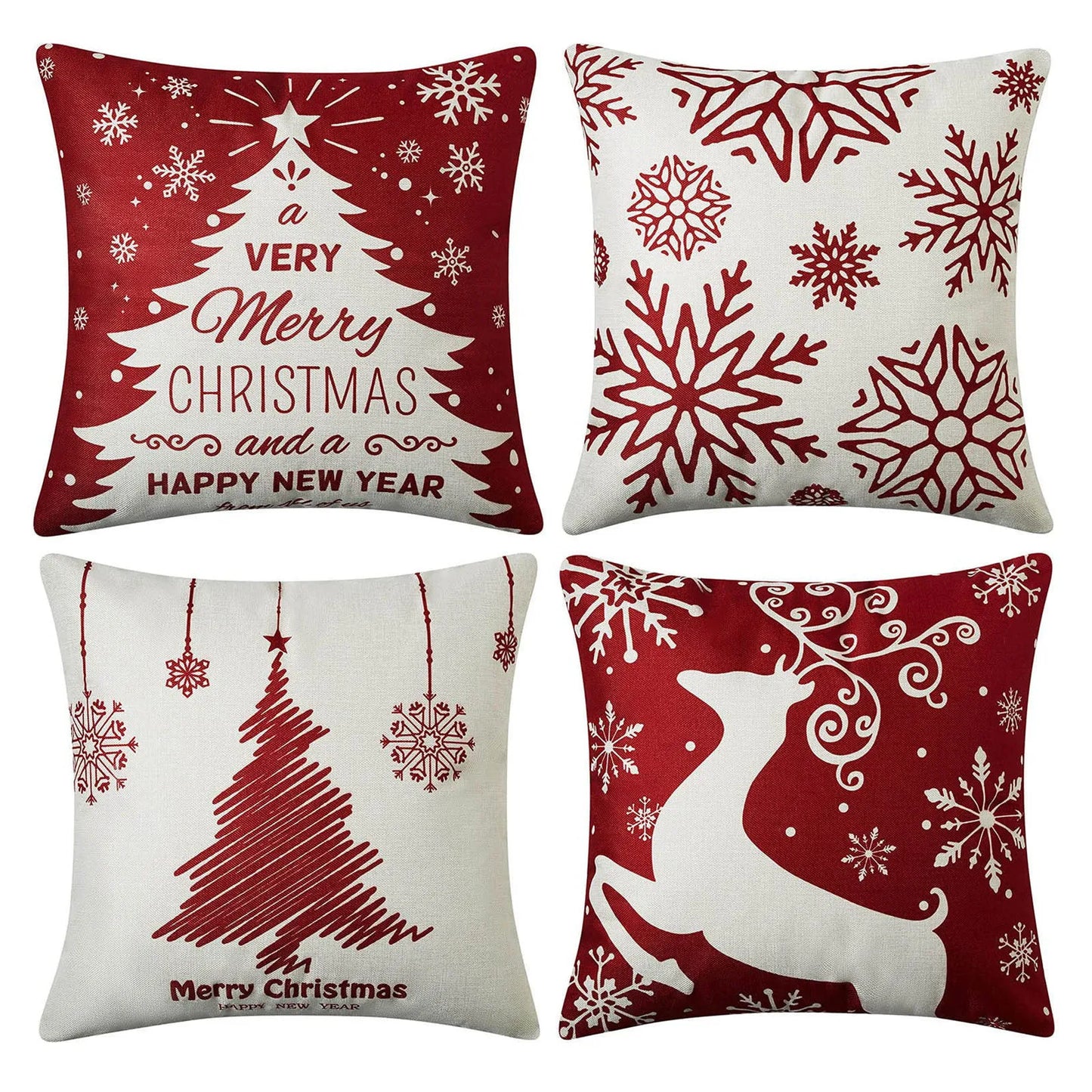 2023 Christmas Pillow Covers Christmas Decorations Throw Pillow Covers