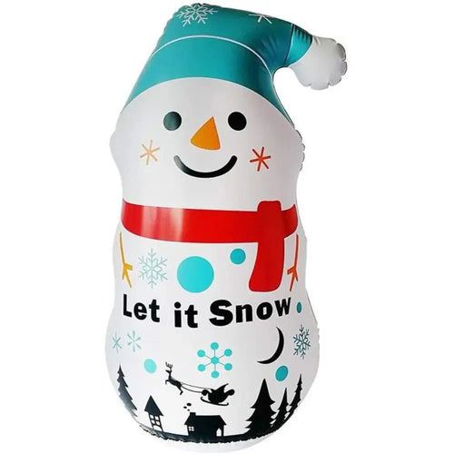 Halloween Santa Claus Inflatable Tumbler Chrismas Tall Snowman