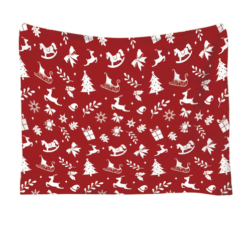 Christmas Throw Blanket - Soft and Warm Sherpa Christmas Throw