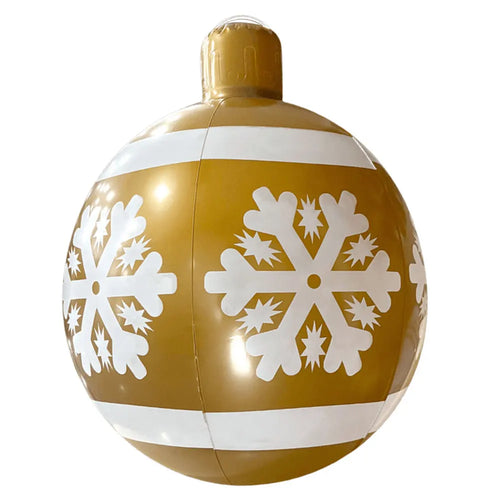 24 Inch PVC Inflatable Christmas Ball Outdoor Christmas Decorations