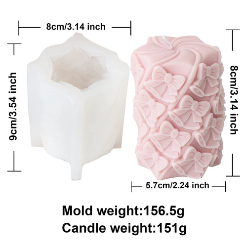 3D Christmas House Candle Silicone Mold DIY Creative Cabin Log Cabin