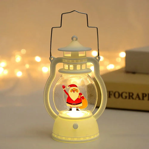 New Christmas Wind Lamp Candle Table Lamp Small Night Lamp Elderly