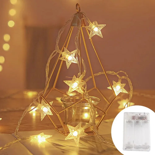 LED String Lights Outdoor Star Chain Lights Garland Lights Bulb Fairy